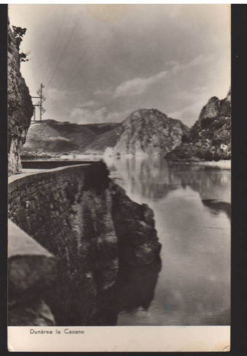 CPIB 22509 - CARTE POSTALA - DUNAREA LA CAZANE, RPR