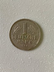 Moneda 1 DEUTSCHE MARK - 1954 J - Germania - KM 110 (262)