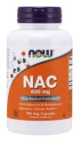 Now Foods NAC cu seleniu și molbiden 600mg 250 capsule vegane