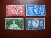 MAREA BRITANIE 1953 SERIE INCORONAREA ELISABETA II, Stampilat