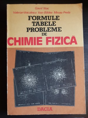 Formule * Teabele * Probleme de CHIMIE FIZICĂ - Gavril Niac, Valerian Voiculescu foto