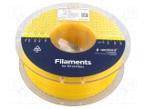 Filament ABS 1,75mm galben 1kg High Speed GEMBIRD