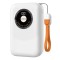 Dudao Powerbank K21 Mini 10000mAh 22.5W USB-A / USB-C - alb, bej