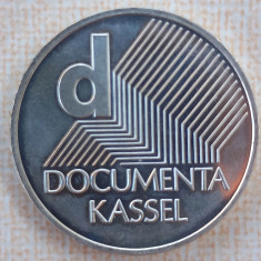 (A508) MONEDA DIN ARGINT GERMANIA - 10 EURO 2002 J, DOCUMENTA KASSEL - EXPO ARTA