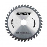 Disc circular pentru lemn 125mm, Raider