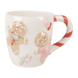 Cumpara ieftin Cana Turta Dulce ceramica multicolora 14x9x10 cm / 350 ml