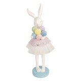 Cumpara ieftin Figurina Iepuras Paste polirasina multicolora 18x17x54 cm