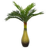 Plantă artificială de palmier 9 frunze 70 cm verde