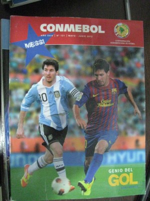 Revista fotbal-CONMEBOL (Confederatia Sudamericana de fotbal) - 2012 foto