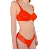 Cumpara ieftin Sutien Luan Rosu Dantela, Cupa Moale, Armatura, 75C. Clasic Elegant, Confortabil, Bretele Ajustabile. Lenjerie Dama de Calitate