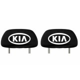 Set 5 huse tetiere negre, pentru gama auto KIA
