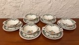 6 BOLURI CU FARFURII DIN PORTELAN VILLEROY &amp; BOCH- ALT AMSTERDAM