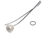 Comutator anti-vandalism SPST-NO 50mA 24VDC IP65 &Oslash;19mm