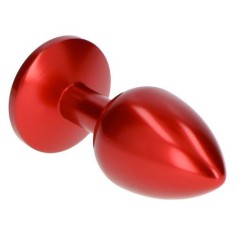 Dopuri cu bijuterie - Toyz4Lovers Secretul Ascuns Dop Anal cu Bijuterie Rosu Elegant si Luxos O Sclipire de Senzualitate