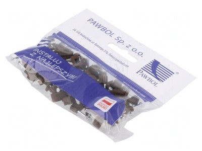 Suport Maro pentru Cablu Plat 2x1, Set 50 Buc. foto