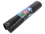 Saci gunoi LDPE negri 120l, 20 buc Mega Pack