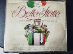 CD 4XCD VARIOUS - BELLA ITALIA DIE GROSSTEN HITS AUS ITALIEN (FATBOX) (VG++)
