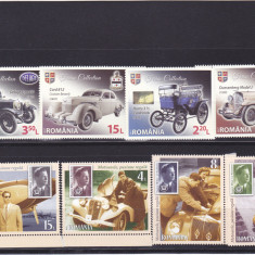 MOTOARE PASIUNE REGALA,MASINI 2 SERII COMPLETE,2016-17, MNH, ROMANIA.