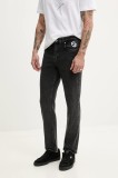 Karl Lagerfeld Jeans jeans bărbați, culoarea gri, A2M10070