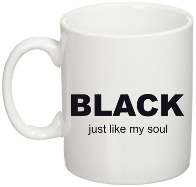 Cana alba personalizata &amp;quot;Black!&amp;#039;&amp;quot;, INOVATIX&amp;reg;. 330ml foto