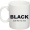 Cana alba personalizata &quot;Black!&#039;&quot;, INOVATIX&reg;. 330ml