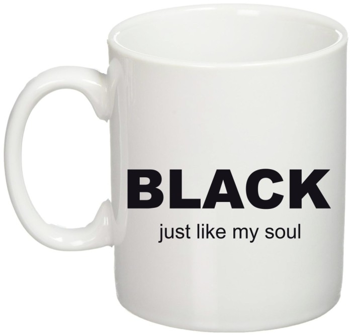 Cana alba personalizata &quot;Black!&#039;&quot;, INOVATIX&reg;. 330ml