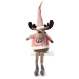 Figurina Ren textil multicolor 20x14x40 cm