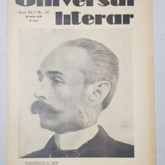 REVISTA 'UNIVERSUL LITERAR', ANUL XLV, NR. 31, 28 IULIE 1929