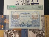 bancnota 20 lei Doue Dieci Lei PMG 67 UNC