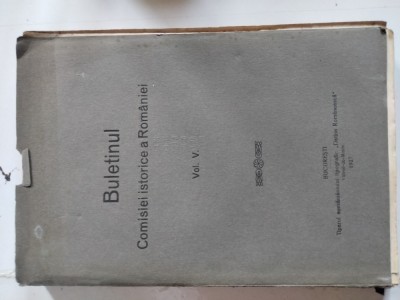 Buletinul Comisiei istorice a Romaniei 1927 foto