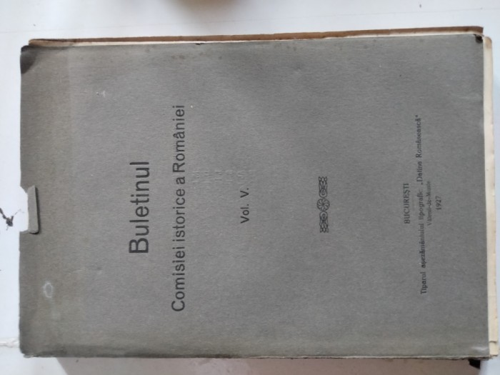 Buletinul Comisiei istorice a Romaniei 1927