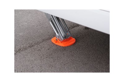 Talpa picior sustinere rulote Neon Orange Pro Paw cu bolt fixare , set 4 buc foto