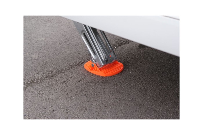 Talpa picior sustinere rulote Neon Orange Pro Paw cu bolt fixare , set 4 buc