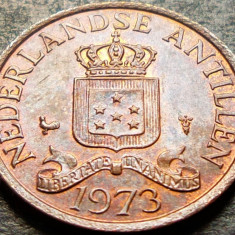 Moneda exotica 1 CENT - ANTILELE OLANDEZE (Caraibe), anul 1973 * cod 1377