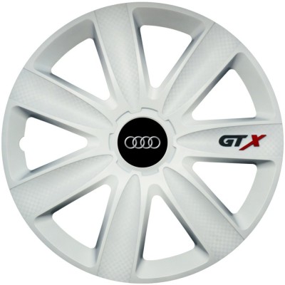 Set 4 Capace Roti GTX Alb R16, Compatibil Cu Audi foto