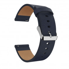 Bra?ara din piele ecologica pentru Fitbit Versa Culoare Indigo foto