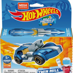 Hot Wheels - Mega Masinuta Construibila Twin Mill