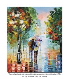 Cumpara ieftin Tablou indragostiti pictat manual, Impreuna pentru totdeauna, 60x50cm ulei pe panza, superb