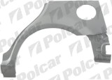 Segment reparatie aripa spate spate MAZDA 6 (GG/GY), 06.2002-11.2007, partea stanga, metal galvanizat, Model COMBI, Estate,