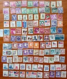 U.S.A-(1930-80)-LOT cc 110 timbre dif. format mic--stamp.--Vezi-Scan
