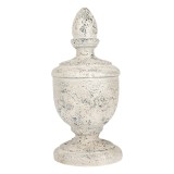 Cumpara ieftin Decoratiune ceramica bej vintage &Oslash; 22x48 cm