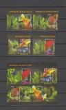 ROMANIA 2005 PESTI EXOTICI Serie4 val. cu vinieta +Bloc LP.1676a+1676c MNH**