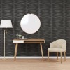 VidaXL Panouri de perete 48 buc. negru 50x50 cm XPS 12 m&sup2; piatră 356942