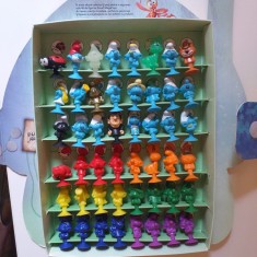 album colectie jucarii figurine stikeez ventuze megapopz strumfi strumpfi smurfs