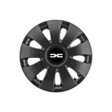 Set 4 Capace Roti potrivite jantelor de 15 inch, pentru Dacia Nou model Aura Black