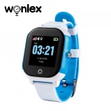 Ceas Smartwatch Pentru Copii Wonlex GW700S cu Functie Telefon, Localizare GPS SIM GRATUIT, Pedometru, SOS, IP54 &ndash; Albastru