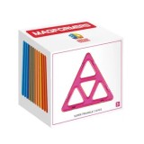 Joc magnetic de constructie Magformers - Super Triangle Set - 12 piese in forma de triunghi
