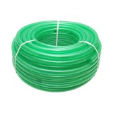 Furtun gradina PVC transparent 3/4 inch (19 mm) cu insertie textila impletita, rola 50 m, 10.3 Kg, Breckner Germany