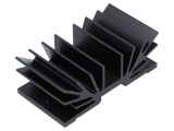 Radiator Negru TO220 37.5mm x 70mm 4.1K/W