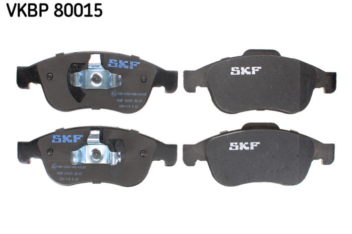 SKF VKBP 80015 set placute frana,frana disc